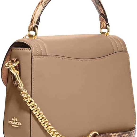 Coach Bags New Coach Marlie Top Handle Satchel With Border Quilting
